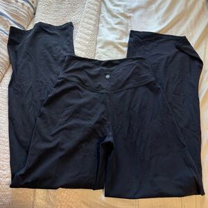 Athleta Elation wide leg pant leggings in black